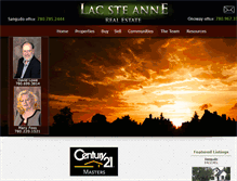 Tablet Screenshot of lacsteannerealestate.com